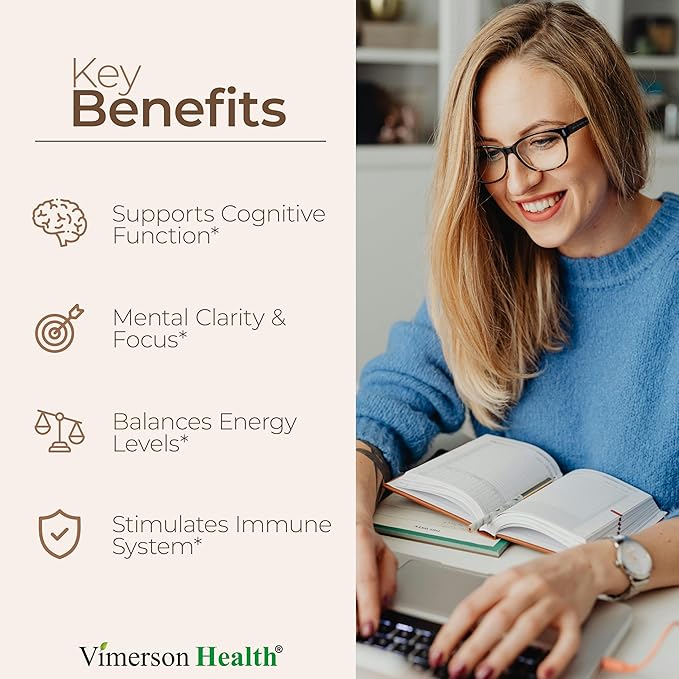 Mushroom 10x Complex with Lions Mane Extract Turkey Tail Cordyceps Reishi Shiitake Chaga &amp Maitake for Cognitive Support – Vegan Mushroom Supplement Blend for Natural Energy &amp Focus – 60