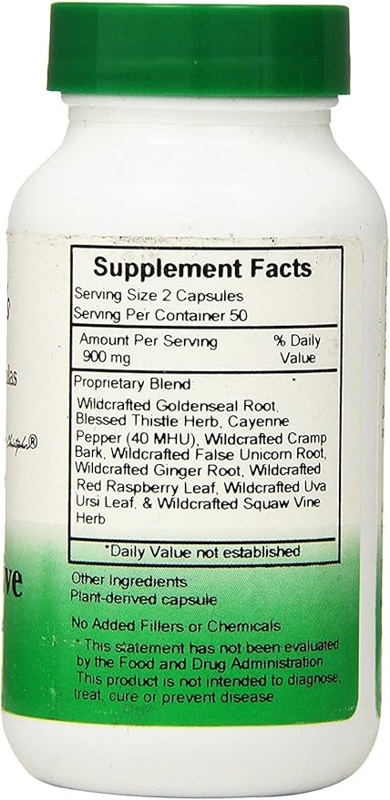 Christopher's Original Formulas Female Reproductive Formula – 100 Vegetarian Capsules – Herbal Blend for Women - Pack of 2