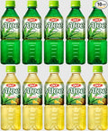 OKF Aloe Vera Original &amp Aloe Pineapple Drink 16.9-ounce Bottles (Pack of 10)
