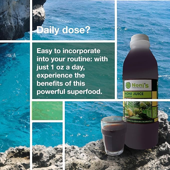 Frutos Pachamama Organic Noni Juice 100% Pure – Raw Ozonated Noni Extract from Dominican Republic | Natural Superfood Drink | Immune Booster &amp Anti-Inflammatory Support 1Bottles 32Oz