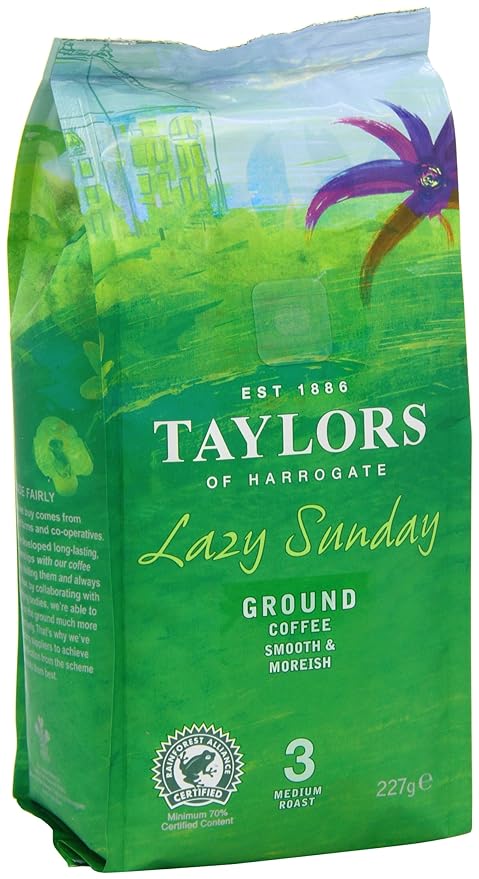 Taylors Of Harrogate - Lazy Sunday Ground Coffee - 227g (Pack of 3)