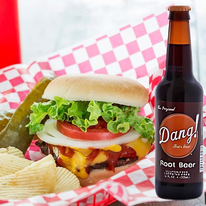Dang Root Beer | Delicious Root Beer with Real Cane Sugar | 12 oz Glass Bottles with Crazy Soda Pop Bottle Opener (12 Pack)