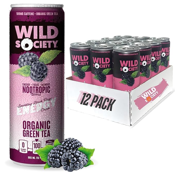 Energy Drink Top Flavor Multipack (48 cans) - Citrus Punch + Black Razz + Blue Razz + Mango Passionfruit