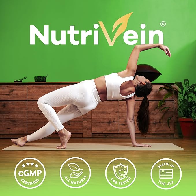 Nutrivein Premium DIM Supplement 400 mg Daily - 120 Servings (120 Capsules): Diindolylmethane for Women and Men - Plus Bioperine - Estrogen Supplement - Menopause and Middle Age Support