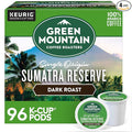 Green Mountain Coffee Roasters Sumatra Reserve Coffee Keurig Single-Serve K-Cup pods Dark Roast 96 Count