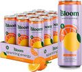 Bloom Nutrition Sparkling Energy Drink - Natural Caffeine Zero Sugar 180mg Caffeine - Antioxidant-Rich with Green Coffee Bean Green Tea Extract Prebiotics - Orange - 12oz 12 Pack