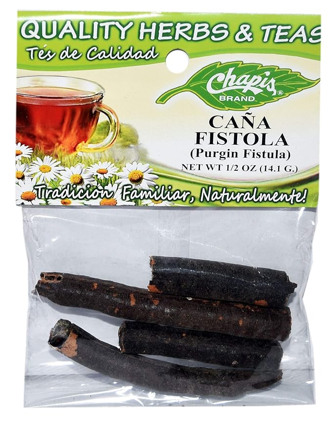 12 PIECES CHAPIS CANA FISTOLA NATURAL HERBS HIERBAS Net Wt. 1/2 oz. (14 g)