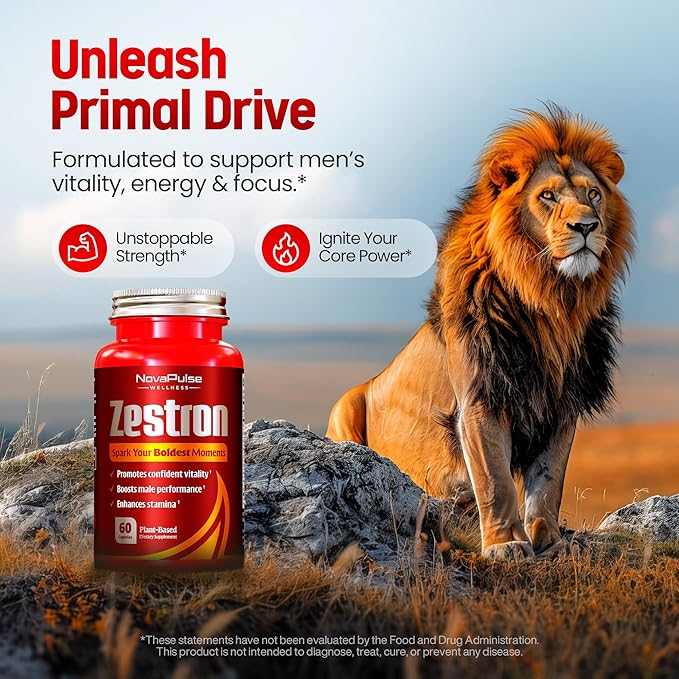 Male Enhancing Supplement Fast Acting Enlargement Pills for Men - Enhanced Size Drive Blood Flow Libido Testosterone Booster Strength Endurance - Boost Performance &amp Confidence - 60 Capsules