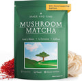SPACE AND TIME Create - Mushroom Matcha Tea - 20 Cups of Creativity Energy &amp Enhanced Mood - Organic Matcha Powder with Lions Mane L-Theanine &amp Saffron