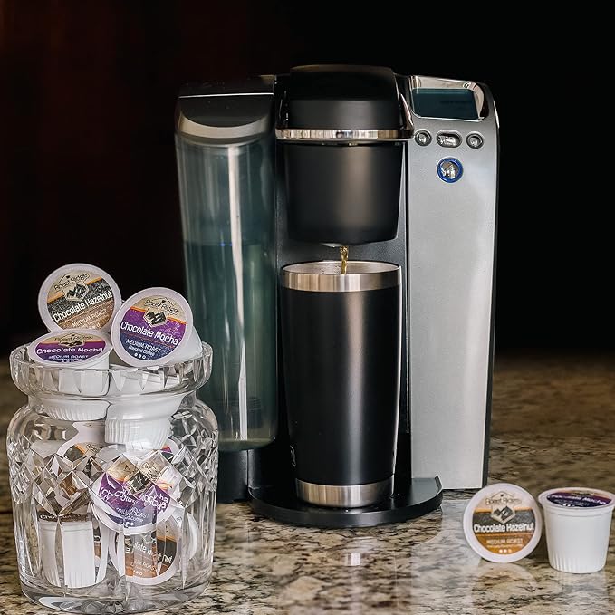 Roast Ridge Single Serve Coffee Pods for Keurig K-Cup Brewers Variety Pack Medium Roast 100 Count (50 Chocolate Mocha 50 Chocolate Hazelnut)