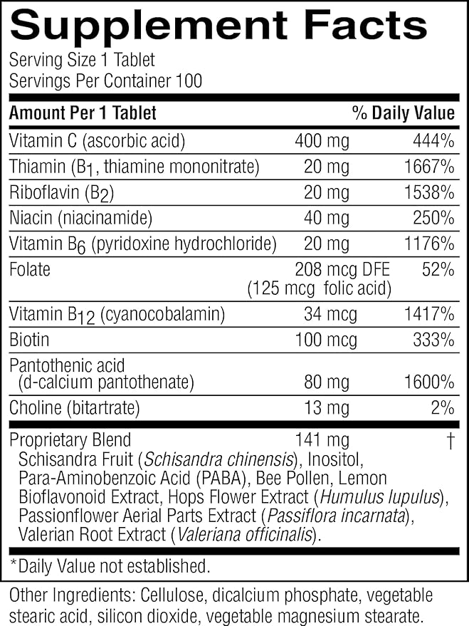 Nature's Sunshine Nutri-Calm- Herbal Stress Relief Supplement for Natural Relief Mood Support and Boost Nervous System Support - 100 Count