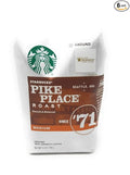 Starbucks Pike Place Roast Coffee Ground Medium Bags 12 OZ (Pack of 6)