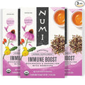 Numi Organic Immune Boost Herbal Tea – 48 Herbal Tea Bags – Caffeine Free Wellness Blend with Elderberry Elderflower Ginger &amp Lemongrass for Immune Support &amp Soothing Flavor