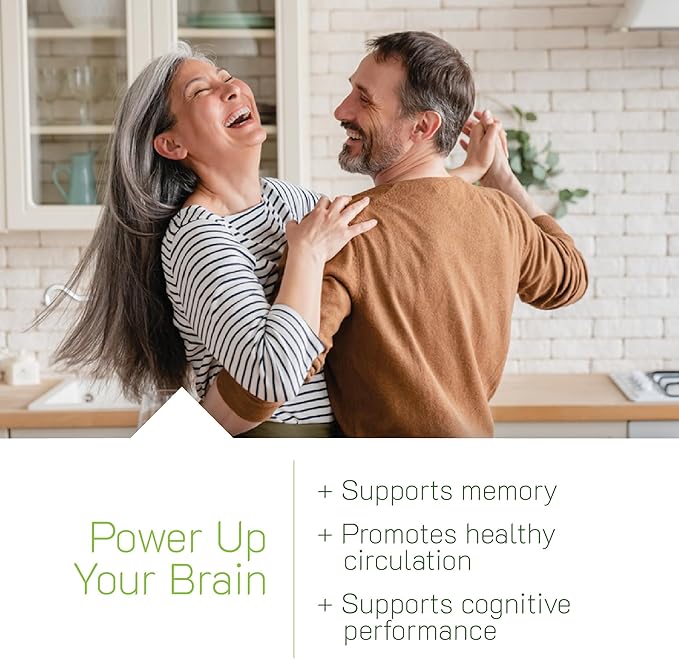 Irwin Naturals Double-Potency Ginkgo Biloba 240mg Extra Strength Brain Health Supplement - Enhance Memory Mental Focus Alertness Concentration &amp Herbal Energy Booster - 60 Liquid Softgels