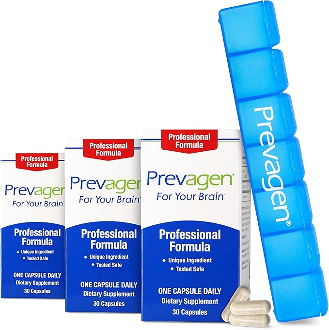 Prevagen Professional Formula - 90 Capsules (3 Month Supply) 40mg of Apoaequorin Plus Vitamin D3