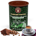 Mahlas Gourmet Turkish Coffee With Cardamom - Premium Quality Freshly &amp Finely Ground 100% Arabica Coffee Beans