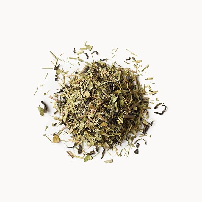Rishi Tea Orange Blossom Green Tea - Organic Low Caffeine Loose Leaf Floral &amp Naturally Sweet Blend with Tropical Herbs and Citrus - 16 Ounces 64+ Servings