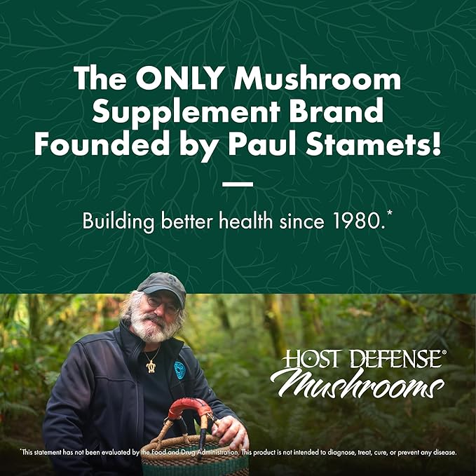 Host Defense Chaga Capsules - Immune System Support Supplement - Chaga Mushroom Capsules for Antioxidant Activity Support - Dietary Mushroom Supplement - 60 Capsules (30 Servings)*