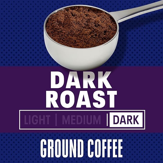 Maxwell House Dark Roast Ground Coffee (24.5 oz Canister)