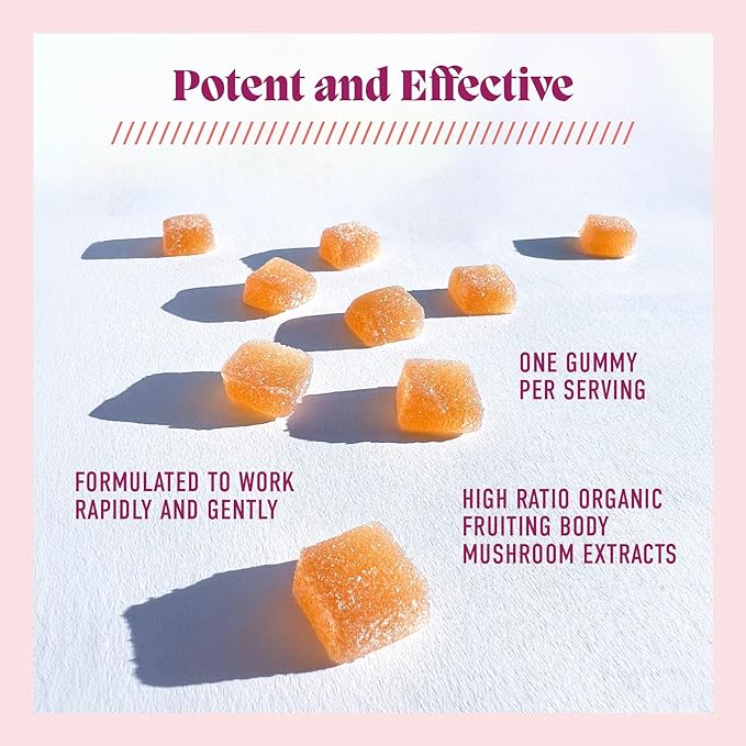 Microjoy Concentrate Gummies – Focus Memory Brain Health &amp Mood Support Supplement – Vegan Non-GMO Gluten-Free - Lemon Flavor (30 Servings)