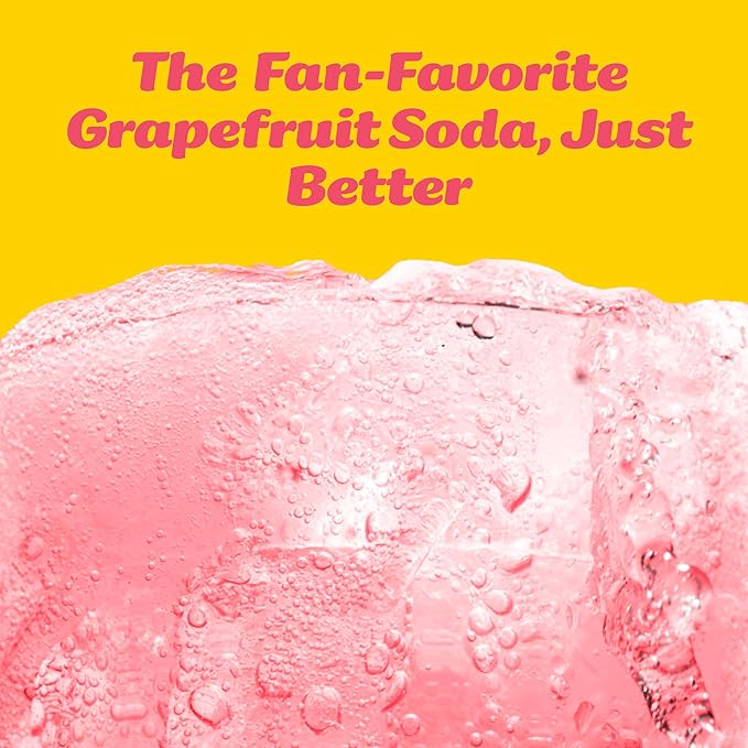 Slice Healthy Soda Grapefruit Spritz Prebiotic &amp Probiotic Soda Pop 5g Fiber 35 calories 12 fl oz 12 Pack