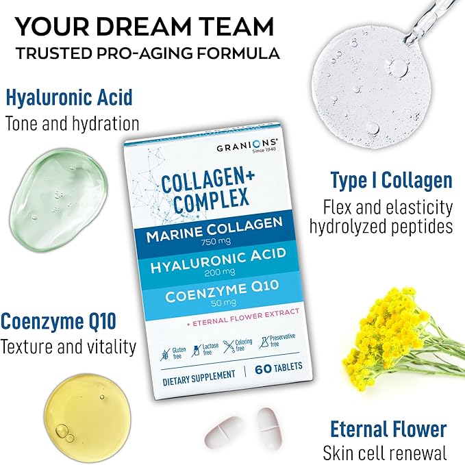Marine Collagen Powder unflavored and Collagen Complex CoQ10 Enhanced Collagen Bundle