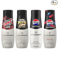 SodaStream Pepsi Wild Cherry MTN Dew Code Red Pepsi &amp Mug Root Variety Pack Zero Sugar 440ml Pack of 4