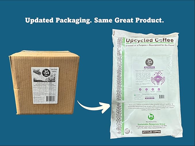 400 SGN (4MM) - Java Earth Soil Amendment Dry Spent Coffee Grounds 20 lbs (9.072kg)