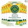 Traditional Medicinals Tea Organic Roasted Dandelion Root Supports Kidney Function &amp Healthy Digestion 96 Tea Bags (6 Pack)