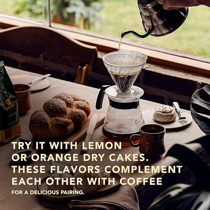 ORFEU - Special Coffee Yellow Bourbon - 100% Arabica Coffee Medium-Light Roast Ground &amp Roasted Made In Brazil Aroma of Citrus Fruits Accentuated Acidity - 250g (8.8oz)