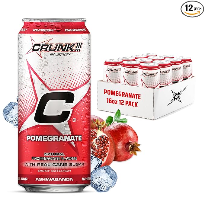 CRUNK!!! Energy Pomegranate 16oz 12pack