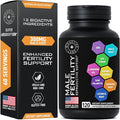 Fertility Supplements for Men - Zinc Maca Ashwagandha L-Arginine - Male Vitality Conception for Him - Count and Motility Pregnancy Aid - Vitamins and Male Fertility Support Supplement - 120 Pills