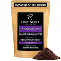 Moonbean - Freshly Roasted After Your Order – Specialty Grade Low Acid Organic Single Origin Medium to Dark Roast Coarse Ground Coffee No Bitterness Ethically Sourced 12OZ Compostable Bag