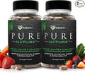 KaraMD Pure Nature | Greens Fruit and Veggies Supplement | Vitamins Fiber &amp Antioxidants | 20 Fruits and Vegetables Supplements for Energy &amp Digestion | Gluten Free &amp Vegan Friendly (2 P