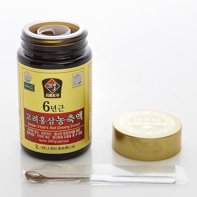 240g(8.5oz) 100% Pure Korean 6years Root Red Ginseng Extract Saponin Panax