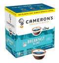 Cameron's Coffee Single Serve Pods Breakfast Blend 18 Count (Pack of 1)