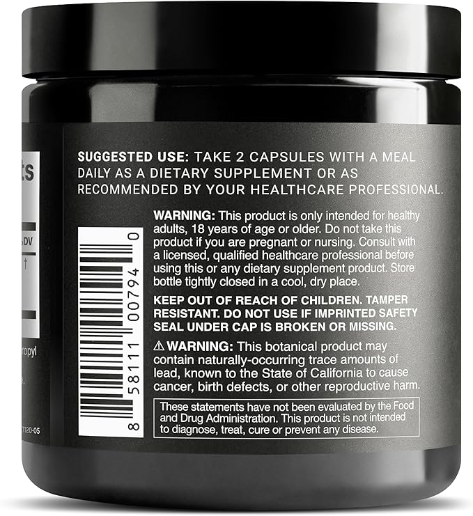 Toniiq Turkey Tail Mushroom Capsules - Ultra High Potency with 20% Beta Glucans - Highly Concentrated - Third-Party Lab Tested - 120 Capsules