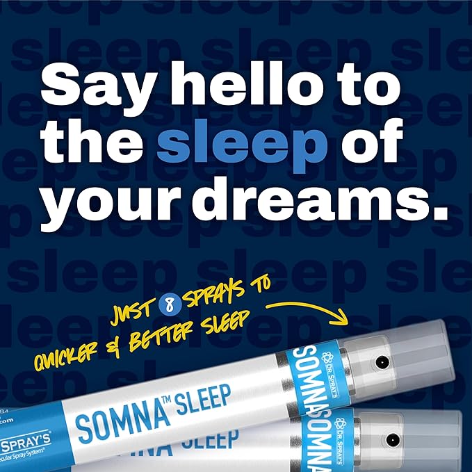 Dr. Spray's Somna Melatonin Spray - Spearmint Flavor Non-GMO 30-Day Supply