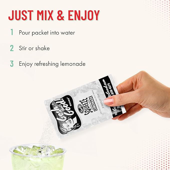 Tasty Squeeze Sugar-Free Lemonade Drink Mix Packets – 12 Count – Tangy Citrus Flavor Powder for Gallon Pitchers – Low-Calorie Easy-to-Mix Ideal for Hydration Summer Refreshments and Bulk Beverage