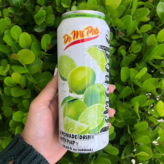 De Mi Pais Lemonade Drink with Pulp 16oz / Bebida de Limonada con Pulpa 16oz (6)