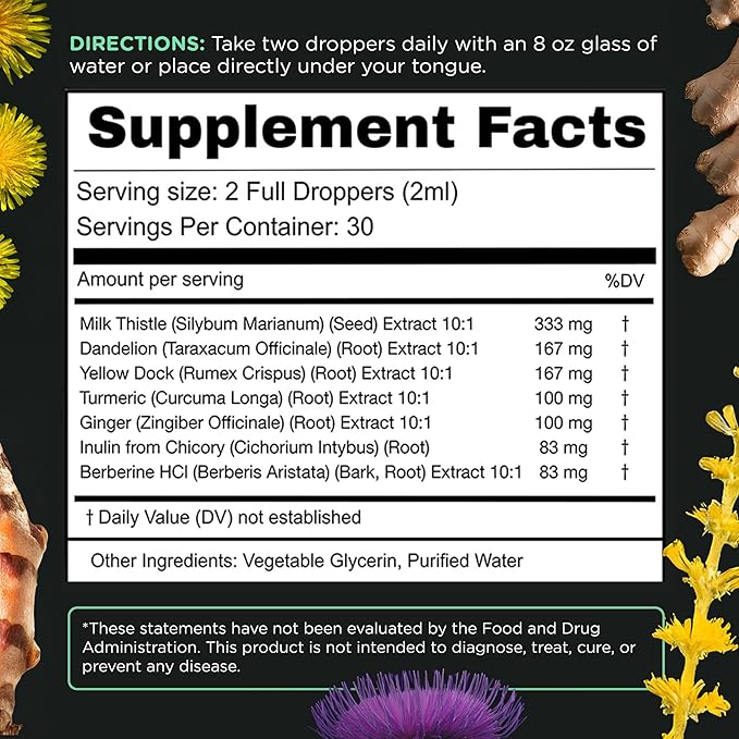 Super Liver &amp Super Lungs Bundle – Natural Herbal Support for Liver Function Lung Health and Daily Wellness – Milk Thistle DHM Ginseng &amp Herbal Extracts – Vegan Non-GMO Formula