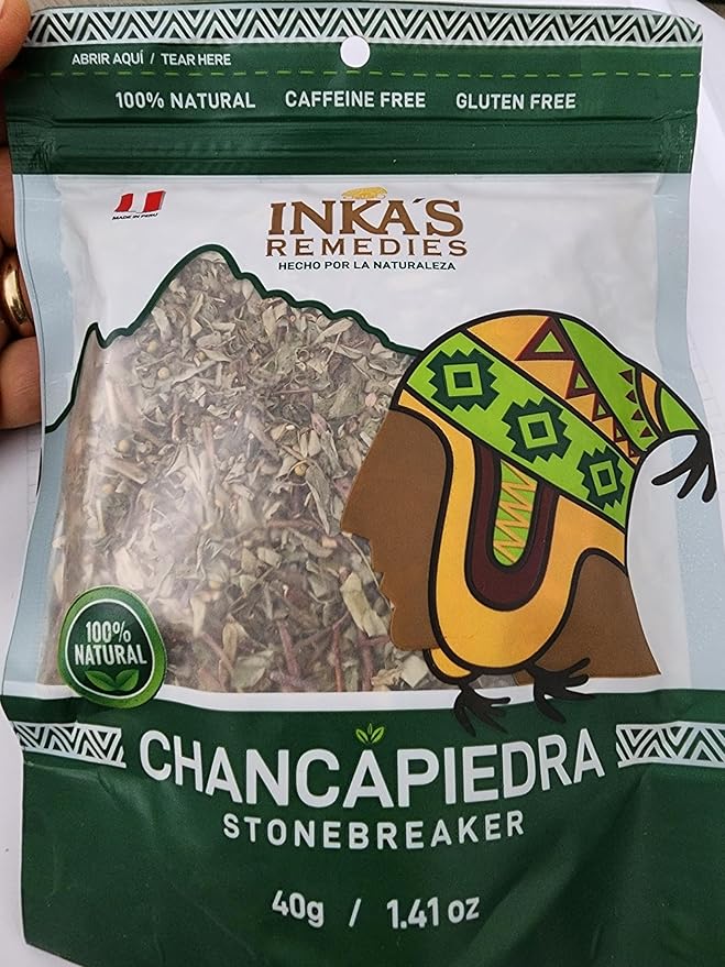 ChancaPiedra StoneBreaker Tea - Premium Organic Chanca Piedra Stone Breaker Tea - Natural Herbal Kidney Stone Crusher Infusion For Kidney Cleanse and Support 1.41 Oz- 40 Gr. (3 Pack)