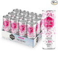 CLEVER - Pink G &amp Tonic Nonalcoholic Mocktails for Any Occasion Refreshing Beverages Inspired by Gin &amp Tonic Low-Calorie Mocktails Non-alcoholic Drinks with 80 Calories Pack of 12 (12 oz E