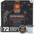 Copper Moon Single Serve Coffee Pods for Keurig K-Cup Brewers Medium Roast Super Mocha Blend 72 Count