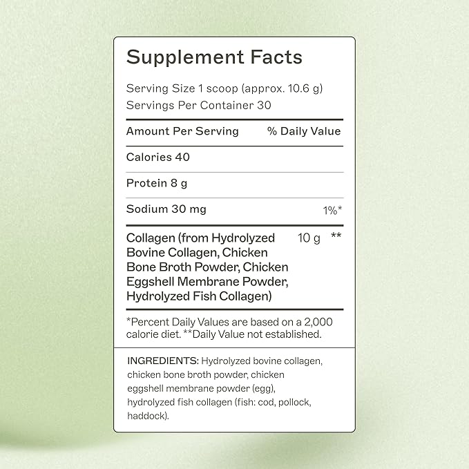 Amy Myers MD Spectrum 5 Collagen Peptides Powder - Daily Collagen Supplement for Healthy Hair Skin &amp Nails - for Joint Support Gut &amp Immune Health - 30 Servings