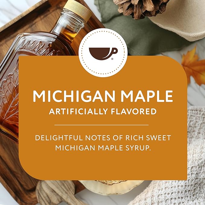 Traverse City Cherry Mackinac Island Fudge and Michigan Maple Grove Flavored Ground Coffee Bundle