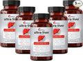 UpWellness Ultra Liver Supplement for Liver Support and Gallbladder Support - Powered by TMG NAC Milk Thistle and More - Liver Cleanse Detox &amp Repair - 60 Capsules - 5 Pack
