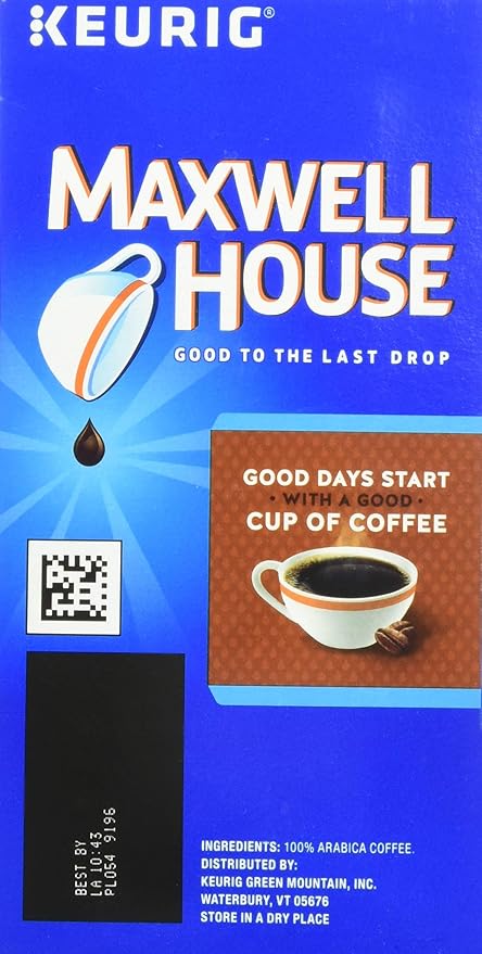 Maxwell House Blend K-Cup for Keurig Brewers 96 Count