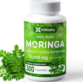 Moringa Capsules| 300 Capsules| Moringa Oleifera| 10000mg| 100% Pure &amp Natural| Non-GMO and Gluten Free Supplement | Complete Green Superfood | Moringa Leaf Extract Powder