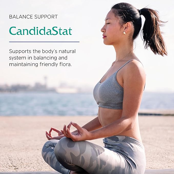 Vitanica Candidastat Yeast Balance Supplement and Support Vegan 120 Capsules